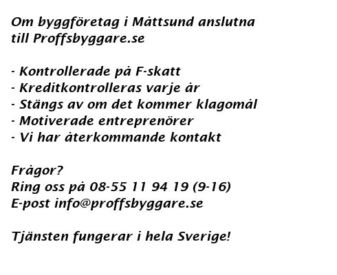 byggföretag Måttsund byggföretag Måttsund