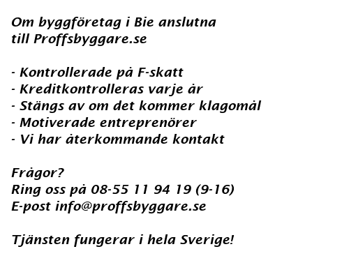 byggf�retag Bie