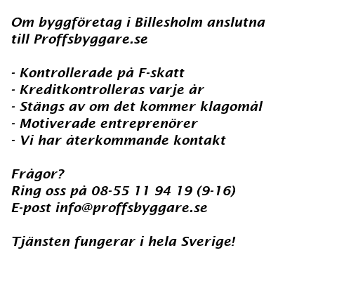 byggf�retag Billesholm