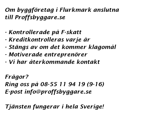 byggf�retag Flurkmark