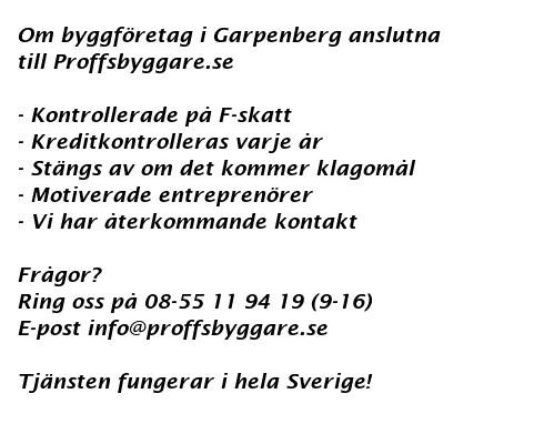 byggf�retag Garpenberg
