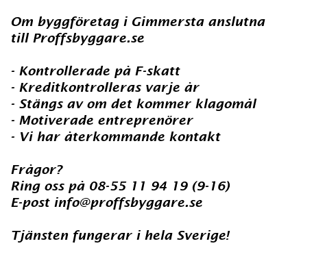 byggf�retag Gimmersta
