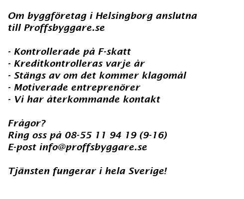 byggföretag Helsingborg