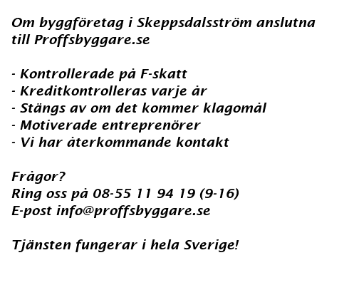 byggf�retag Skeppsdalsstr�m